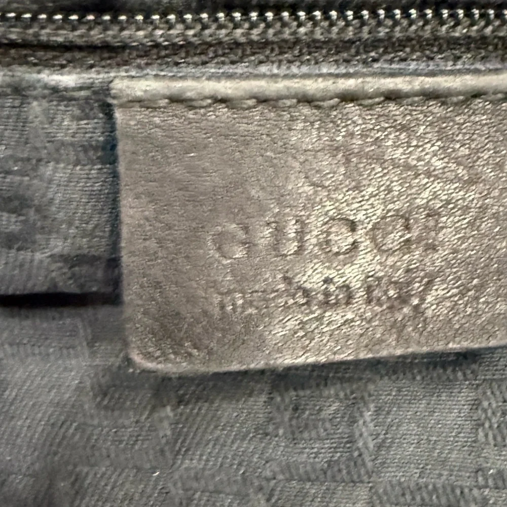 Gucci Black Leather Hobo Bag
